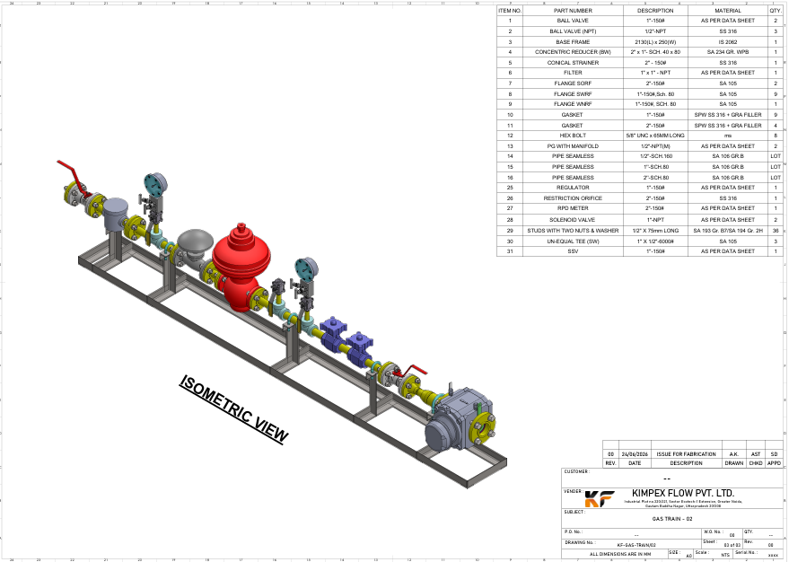 Gas leak detection equipment diagram